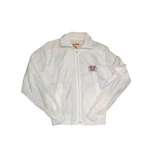 Logo 7 Size L Superbowl XVIII 1984 Tampa Bay Full Zip Windbreaker Jacket Vintage